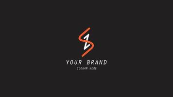 S and Z combined letter logo, company design logo, simple and cool modern logo vector