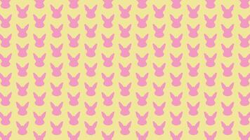 Fuzzy Easter bunny pattern vector