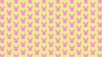 Fuzzy Easter bunny pattern vector