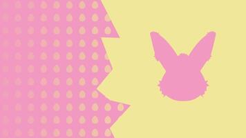 Easter bunny abstract background vector