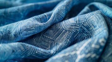 ai generado detallado textura de shibori teñido textil generativo ai foto