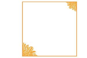 Golden Ornament Frame Border Vector Design For Decoration Element