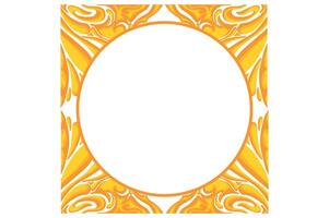 Golden Ornament Frame Border Vector Design For Decoration Element