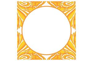 Golden Ornament Frame Border Vector Design For Decoration Element