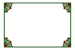 Flora and Rose Ornament Frame Border Vector For Decoration Design