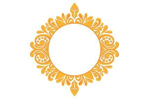 Golden Ornament Frame Border Vector Design For Decoration Element
