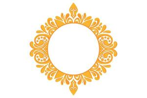 Golden Ornament Frame Border Vector Design For Decoration Element