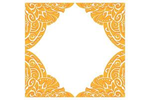 Golden Ornament Frame Border Vector Design For Decoration Element