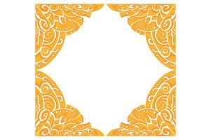 Golden Ornament Frame Border Vector Design For Decoration Element