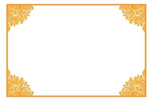 Golden Ornament Frame Border Vector Design For Decoration Element