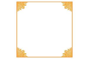 Golden Ornament Frame Border Vector Design For Decoration Element