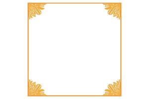 Golden Ornament Frame Border Vector Design For Decoration Element