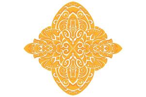 Golden Ornament Frame Border Vector Design For Decoration Element
