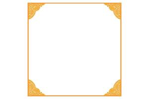 Golden Ornament Frame Border Vector Design For Decoration Element