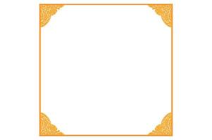 Golden Ornament Frame Border Vector Design For Decoration Element