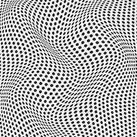 abstract dot wave pattern. vector