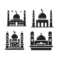 emblems for islamic holy holiday Ramadan. Ramadan Kareem calligraphy. Ramadan traditions. Ramadan greeting. Best badges set for your design. Easy for edit and use. vector