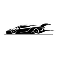 silhouette cars and on the road vehicle icon in isolated background, create by vector. vector