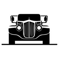 silhouette cars and on the road vehicle icon in isolated background, create by vector. vector