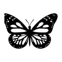 mariposa silueta icono. vector ilustraciones.