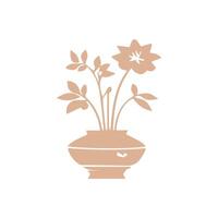 Wild flowers vector . herbaceous flowering plants, blooming flowers, subshrubs isolated on white background. Hand drawn.