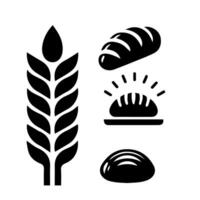 bread icon illustration isolated vector sign symbol