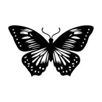 mariposa silueta icono. vector ilustraciones.
