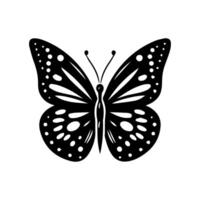 mariposa silueta icono. vector ilustraciones.