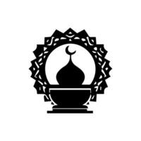 Ramadán Karrem medio Ramadán el generoso mes vector