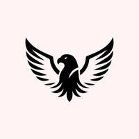 águila logo vector animal diseño