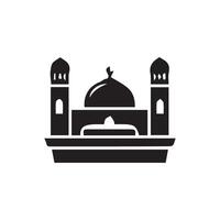 mosque silhouette vector Ramadhan kareem