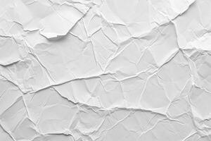 AI generated White paper texture background or cardboard surface for designs and nature background concept. photo