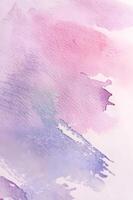 AI generated Watercolor Brushstroke in Light Pink, Lavender, and Mint Green photo