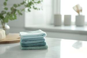 AI generated Simple Serenity Cleaning Service Visuals for a Neat Impression photo