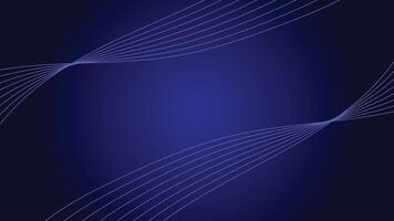 Blue Abstract gradient background wallpaper design vector image with curve line for backdrop or presentation