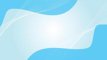 Blue Abstract gradient background wallpaper design vector image with curve line for backdrop or presentation