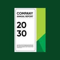 empresa anual reporte 2030 - vector nuevo diseño