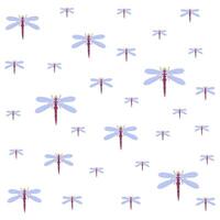 dragonfly pattern, insect. Illustration for printing, backgrounds, covers and packaging. Image can be used for greeting cards, posters, stickers and textile. Isolated on white background. vector