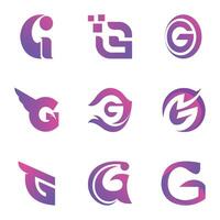 Letter G logo design. Creative Initial letter G logo. Letter G symbol, Letter G business. Adobe Illustrator Artwork vector