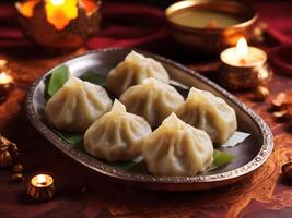 AI generated Modak is an Indian sweet dumpling offered to lord Ganapati on Ganesh Chaturthi festival photo