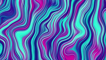 Neon Fluid Abstract Loop Curly Background video