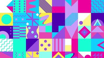 Pattern Colorful Abstract Background video