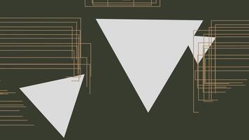 Modern Abstract Animated Triangle Background video