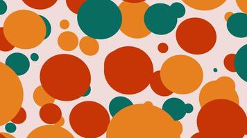 Seamless Pattern Circles Background video