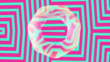 Minimalist Abstract Animated Pink And Green Background video