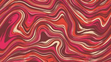 Fluid Liquid Illustration Red Background video