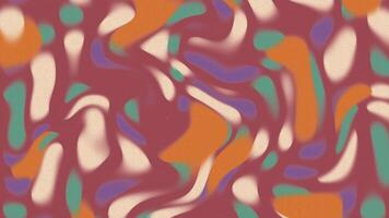 färgrik virvlar mosaik- bakgrund video
