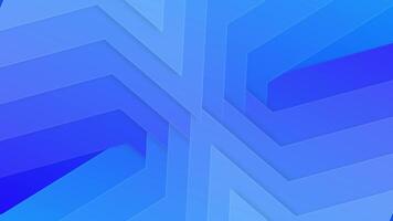 blu pentagono forma sfondo video