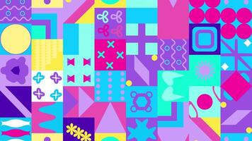 Seamless Pattern Of Pop Background video