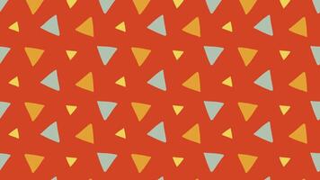 Triangle Fluidic Pattern Orange Background video